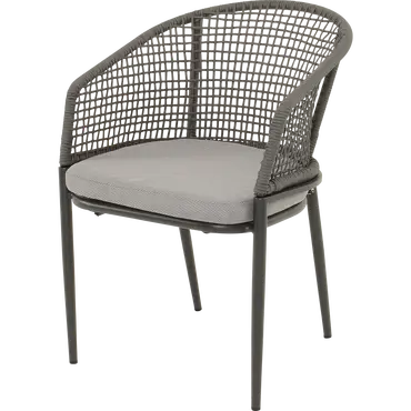 Stoel Kioto grijs, Lesli Living, tuincentrumoutlet.com