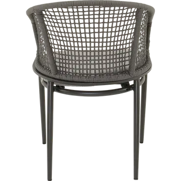 Stoel Kioto grijs achter, Lesli Living, tuincentrumoutlet.com