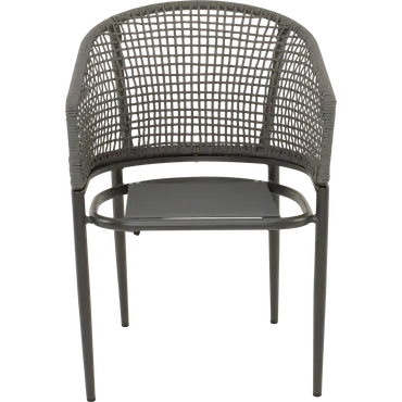 Stoel Kioto grijs voor zonder kussen, Lesli Living, tuincentrumoutlet.com