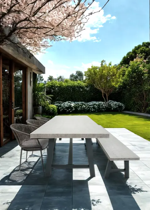 Stoel Kioto grijs sfeer, Lesli Living, tuincentrumoutlet.com