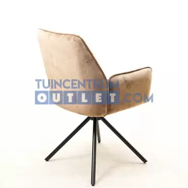 Taupe Nova stoel, Lesli Living, tuincentrumoutlet