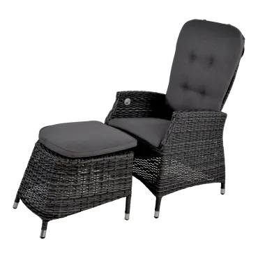 Stoel soho comfort forte met voetenbank, lesli Living, tuincentrumoutlet.com