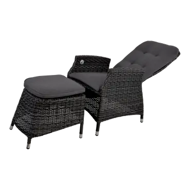 Stoel soho comfort forte verstelbaar met voetenbank, lesli Living, tuincentrumoutlet.com