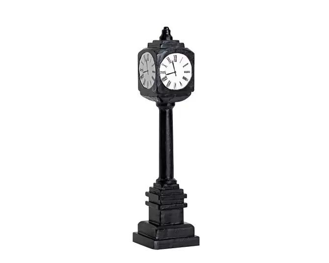 Street clock, Lemax, tuincentrumoutlet