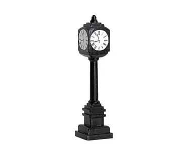 Street clock, Lemax, tuincentrumoutlet