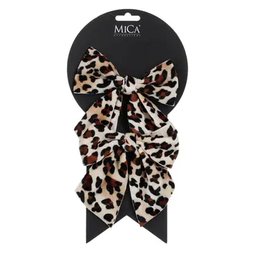 Strik dierprint l12b13h1cm wit 2st, Mica Decorations, tuincentrumoutlet.com