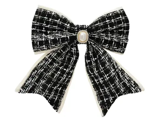 Strik polyester l3b18h21cm zwart, Decoris, tuincentrumoutlet.com