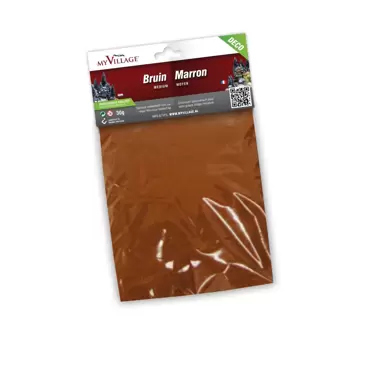 Strooisel bruin medium 30g