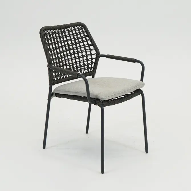 Swifty dining stoel c.black/ TPU grey/ valley sand