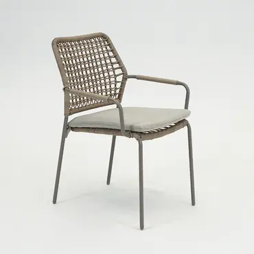 Swifty dining stoel taupe/TPU natural