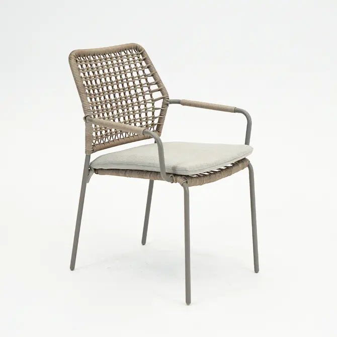 Swifty dining stoel taupe/TPU natural, Garden impressions, Tuincentrumoutlet.com