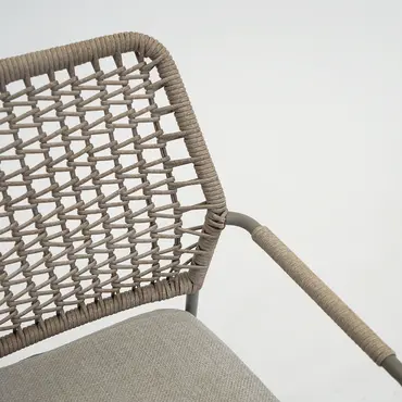 Swifty dining stoel taupe/TPU natural detail, Garden impressions, Tuincentrumoutlet.com