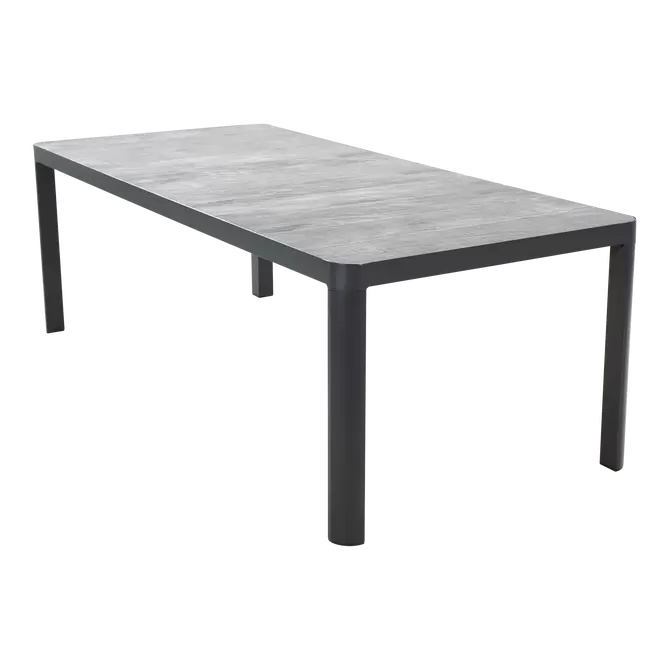 Tafel Castilla 2.0 Negro 220x100cm, Lesli Living, Tuincentrumoutlet