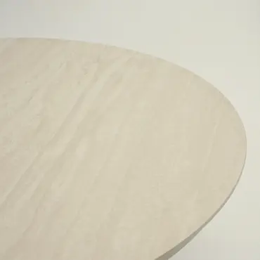 Tafel davos crema 118cm detail, Lesli Living, Tuincentrumoutlet.com