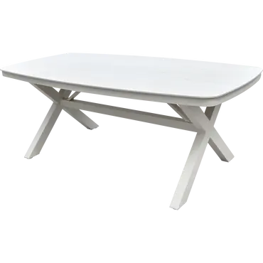 Tafel Davos Crema Deens ovaal 200x100cm, Lesli Living, tuincentrumoutlet.com