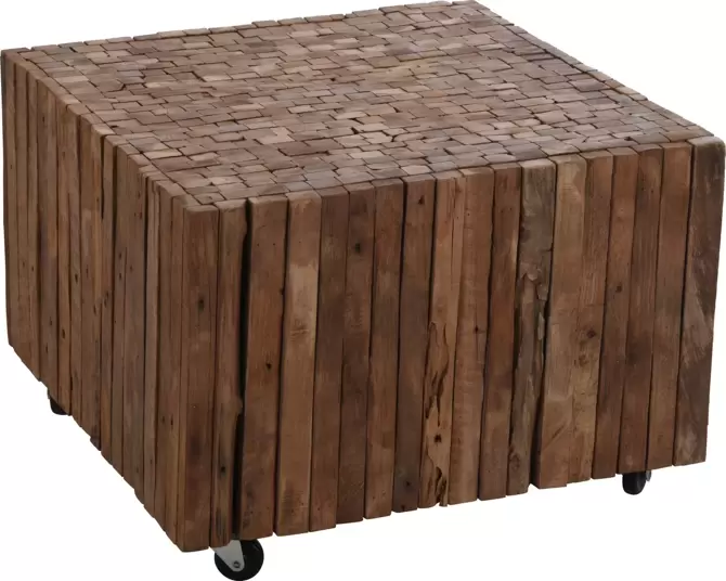 tafel gebruikt teak met wieltjes, Tuincentrum outlet