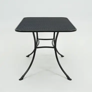 Tafel metaal 130x80cm antra zijkant, Vita, Tuincentrumoutlet.com