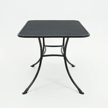 Tafel metaal 130x80cm antra zijkant, Vita, Tuincentrumoutlet.com