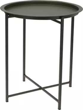 tafel rond metaal groen, tuincentrum outlet