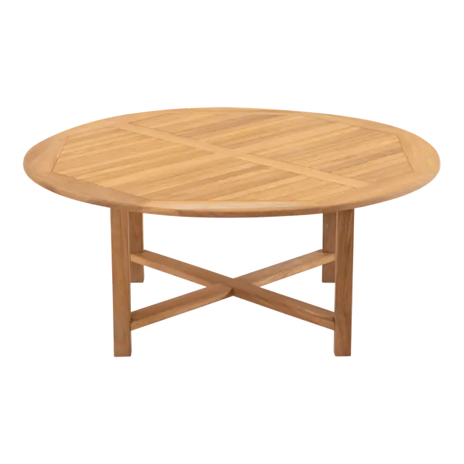 Tafel teak ø180x75cm, Lesli Living, tuincentrumoutlet