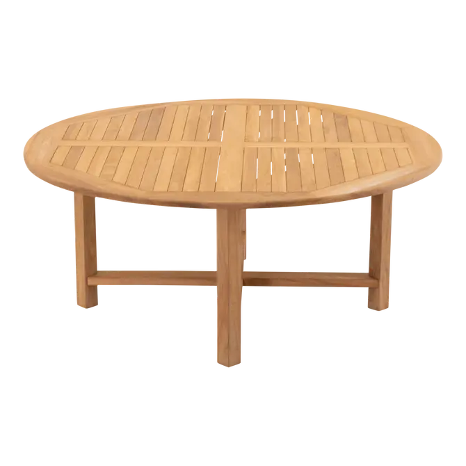Tafel teak ø180x75cm zij, Lesli Living, tuincentrumoutlet