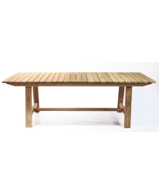 Tafel Teak naturel - 200x100x78 cm - afbeelding 4