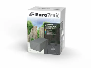 Tafelhoes ca 140x80x75cm grijs verpakking, Eurotrail, tuincentrumoutlet