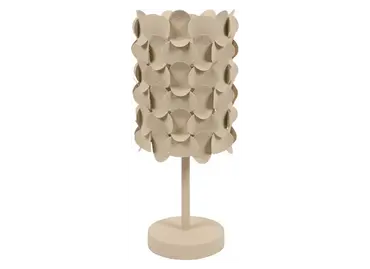 Tafellamp diantha 19x19x44cm crm, Countryfield, tuincentrumoutlet.com