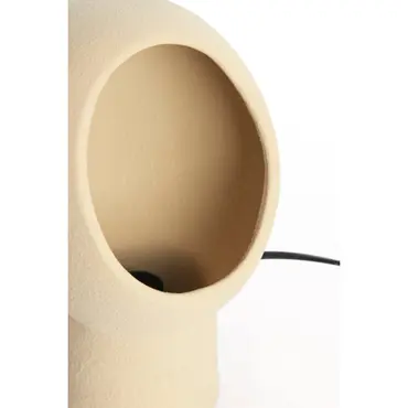 Tafellamp keramiek l19b17h30cm brn details, Light & Living, tuincentrumoutlet.com