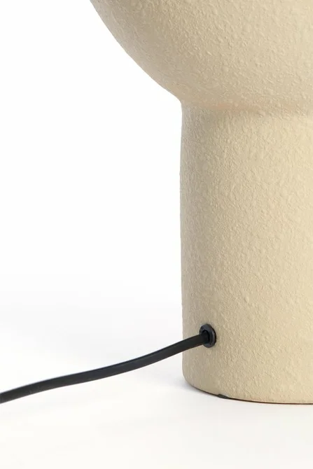 Tafellamp keramiek l25b25h46cm brn - afbeelding 6