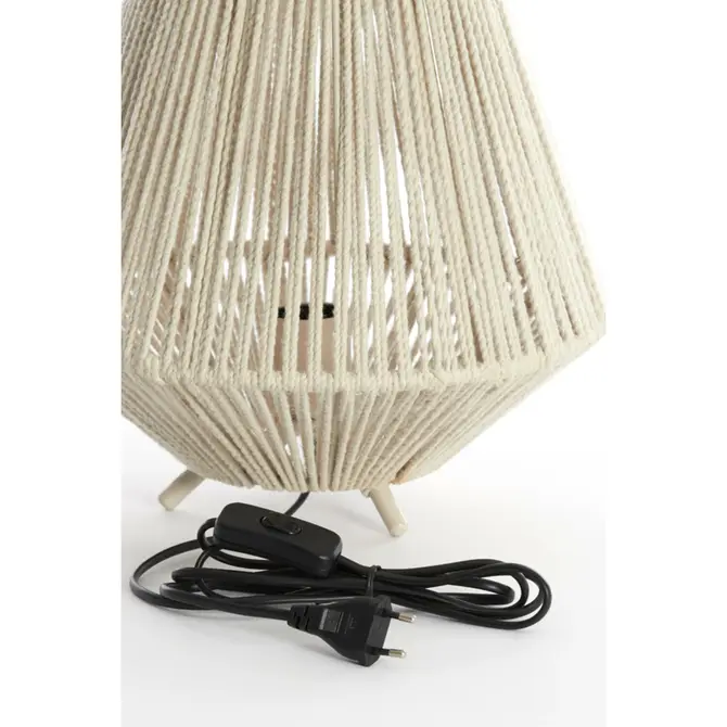 Tafellamp metaal d28h32cm wt detailbeeld, Light & Living, tuincentrumoutlet.com