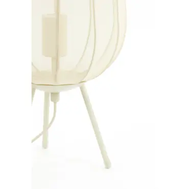 Tafellamp plumeria d25h45cm bruin details, Light & Living, tuincentrumoutlet.com