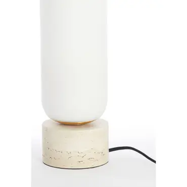 Tafellamp rylano glas d12h47cm wt detail, Light & Living, tuincentrumoutlet.com