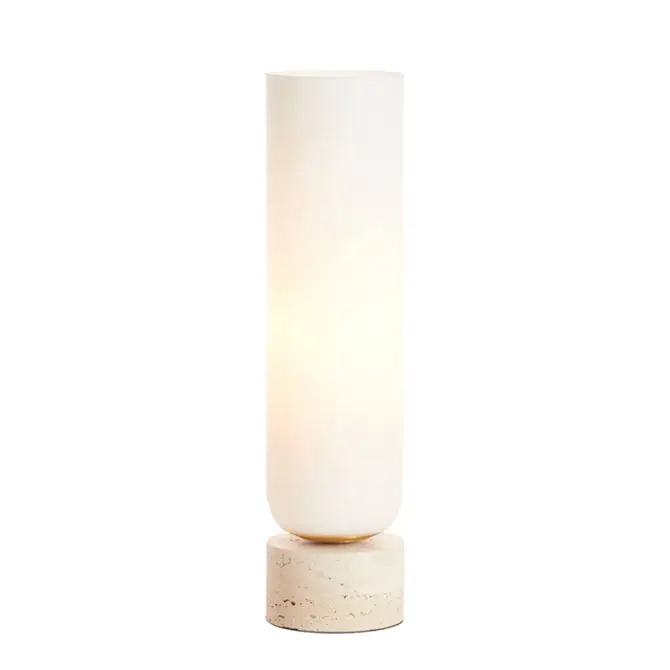 Tafellamp rylano glas d12h47cm wt sfeer, Light & Living, tuincentrumoutlet.com