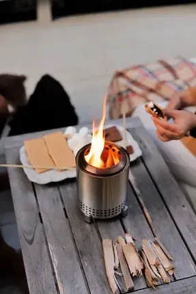 Tafelvuurkorf mesa rvs d12.7cm sfeer, Solo Stove, tuincentrumoutlet