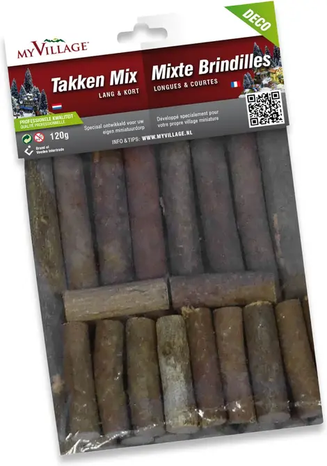 Takken mix lang en kort 120g, My Village, tuincentrumoutlet