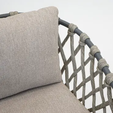 Tanami eetstoel antraciet detail, Vita Tuinmeubelen, Tuincentrumoutlet.com