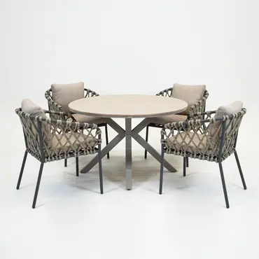 Tanami eetstoel antraciet sfeer, Vita Tuinmeubelen, Tuincentrumoutlet.com