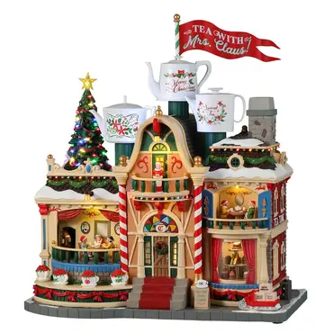 Tea With Mrs. Claus Lemax Santa's Wonderland Collection 2023