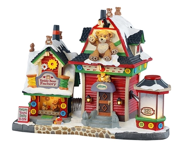 Teddy bear factory, Lemax, tuincentrumoutlet.com