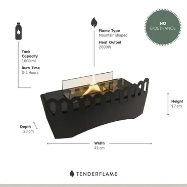 Classic Black informatie, Tenderflame, tuincentrumoutlet.com