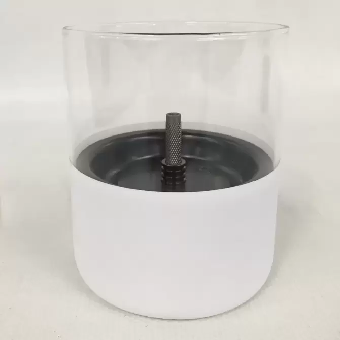 Tenderflame Lilly Glass 10 cm - wit - afbeelding 2