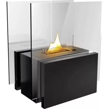 Tenderflame MgO 180 Freestanding glass Black