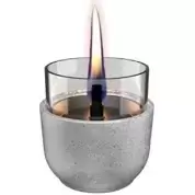 Tenderflame Violet Lava with glass - grijs