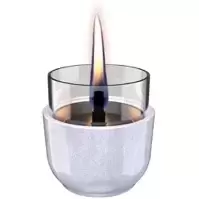 Tenderflame Violet Reactive with glass - wit - afbeelding 2