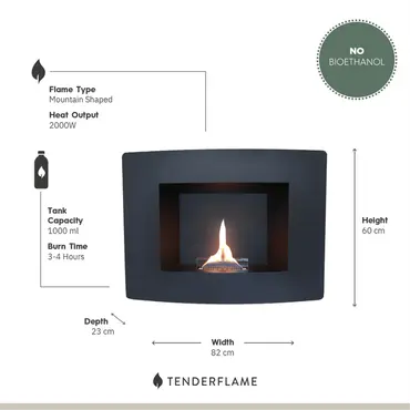 Wall Black informatie, Tenderflame, tuincentrumoutlet.com