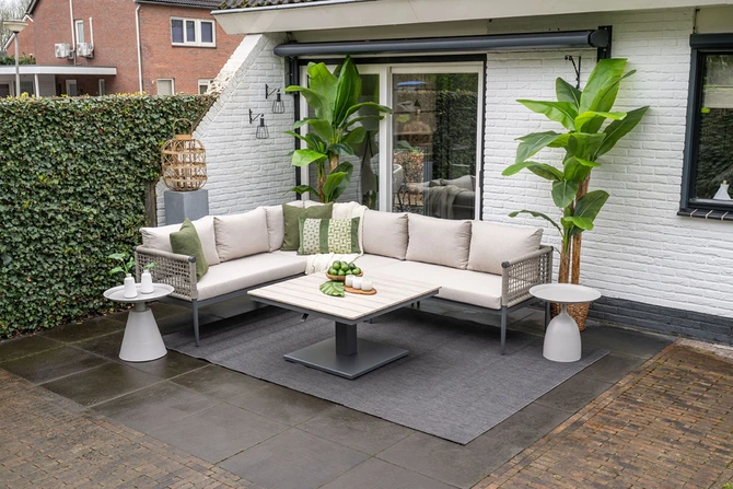 Teramon hoekset 4-delig sfeer, Garden Impressions, tuincentrumoutlet.com