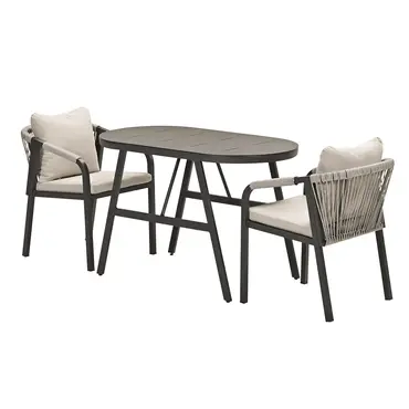 Terni balkon set 3-dlg setje, Garden Impressions, tuincentrumoutlet.com