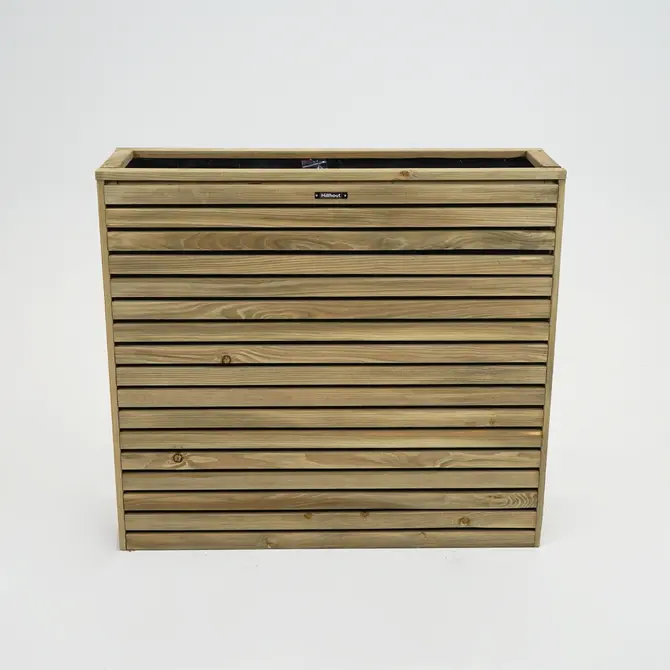 Terrasbloembak elan 93x30x103 impgr voorkant, Woodvision, tuincentrumoutlet.com