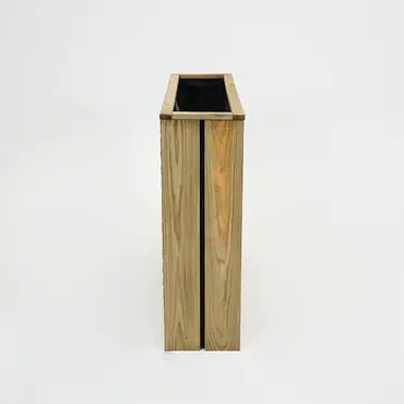 Terrasbloembak elan 93x30x103 impgr zijkant, Woodvision, tuincentrumoutlet.com